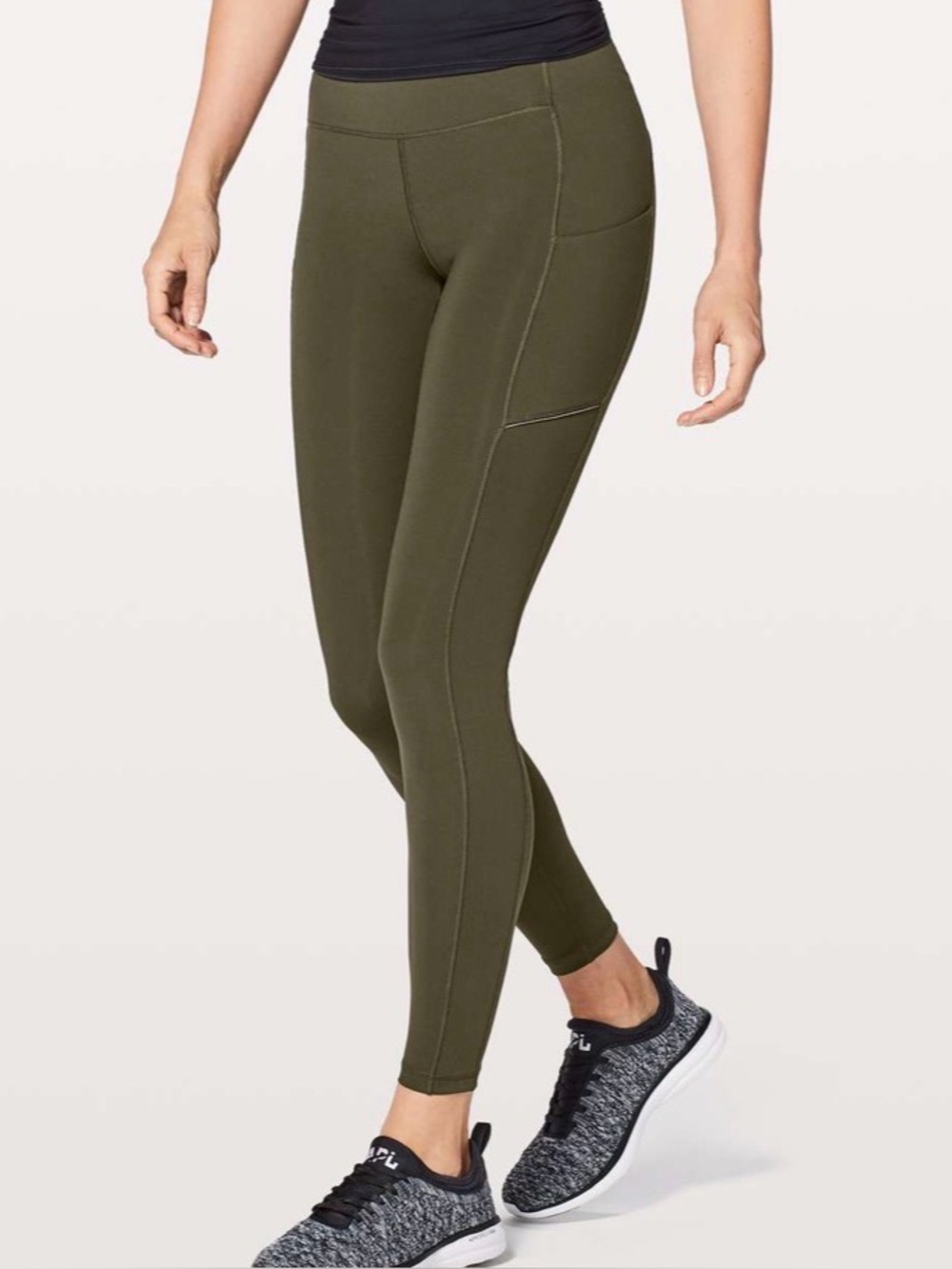 Lululemon Speed Up Tight DWR 28" Dark Olive